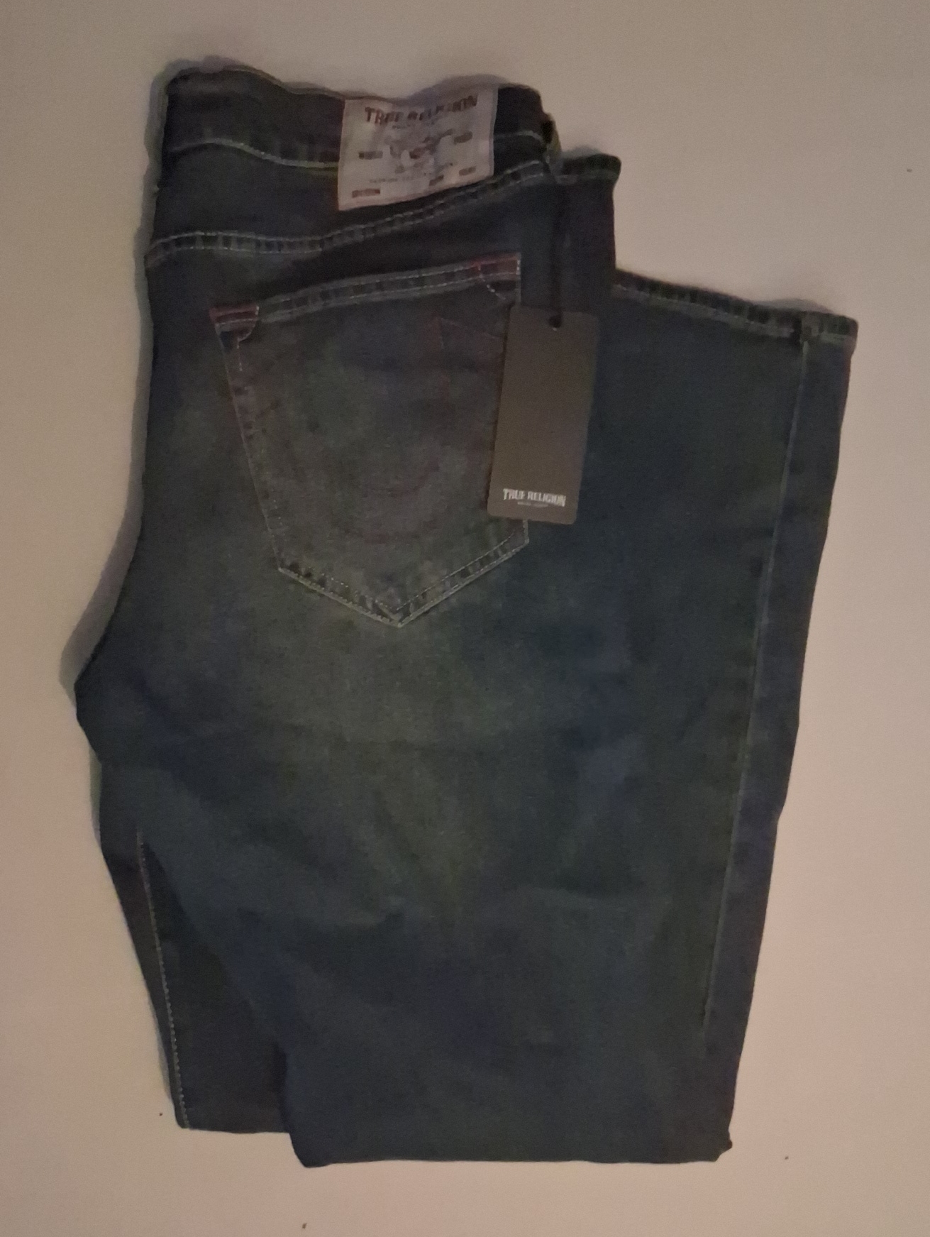 True Religion Ricky Relaxed Straight Jeans Size-34x34 Nwt